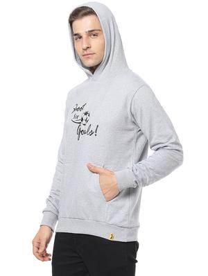 grey chest print sweatshirt - 17267644 - Standard Image - 2