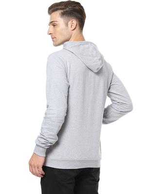 grey chest print sweatshirt - 17267644 - Standard Image - 3