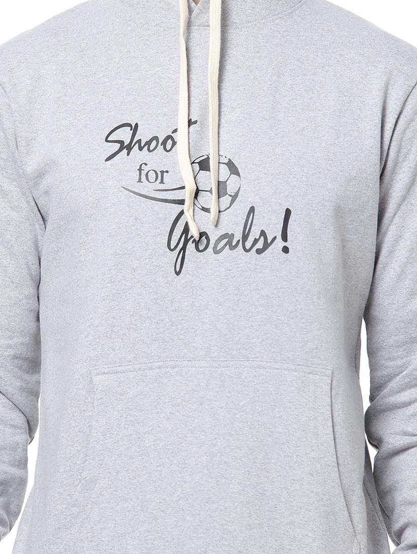 grey chest print sweatshirt - 17267644 - Zoom Image - 5
