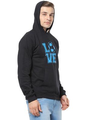 black chest print sweatshirt - 17267650 - Standard Image - 2