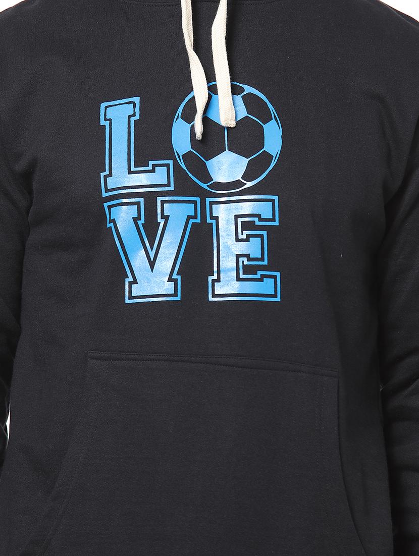 black chest print sweatshirt - 17267650 - Zoom Image - 5