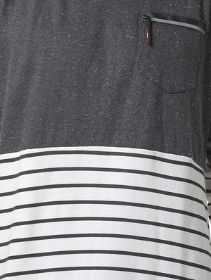 white striped cut & sew sweatshirt - 17267672 - Standard Image - 5