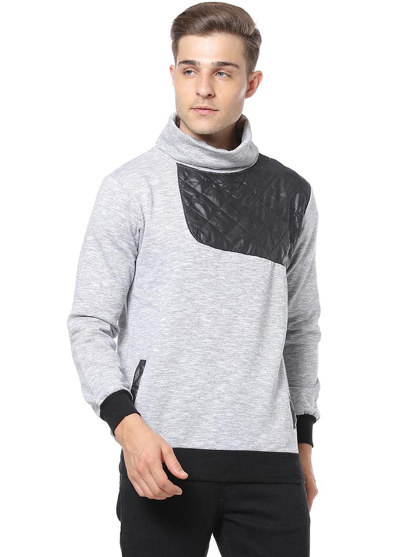 grey cut & sew sweatshirt - 17267687 - Zoom Image - 1