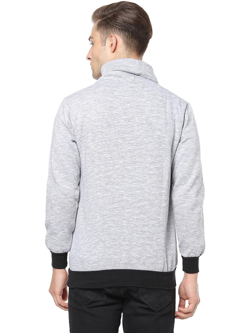 grey cut & sew sweatshirt - 17267687 - Zoom Image - 3