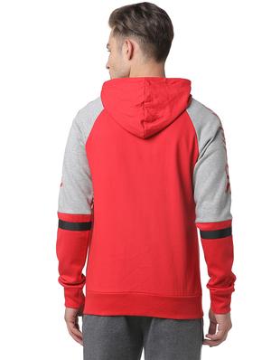 red color block raglan sweatshirt - 17267710 - Standard Image - 3