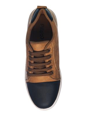 brown leather sneaker - 17268548 - Standard Image - 4
