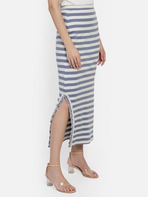side slit bodycon skirt - 17269011 - Standard Image - 2