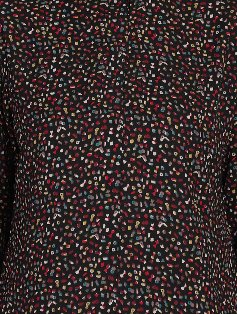 mock neck printed top - 17269039 - Zoom Image - 5