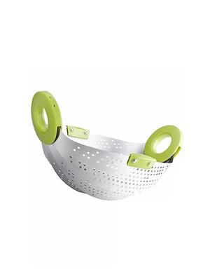 5 in 1 foldable kitchen colander rice pulses fruits vegetable noodles pasta washing bowl & strainer - assorted - 17269120 - Standard Image - 2