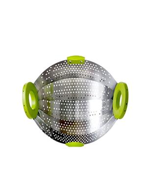 5 in 1 foldable kitchen colander rice pulses fruits vegetable noodles pasta washing bowl & strainer - assorted - 17269120 - Standard Image - 3