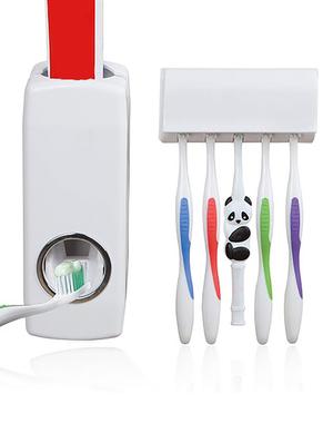 plastic automatic hands-free wall mounted toothpaste dispenser squeezer - 17269135 - Standard Image - 2