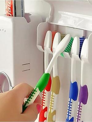 plastic automatic hands-free wall mounted toothpaste dispenser squeezer - 17269135 - Standard Image - 3