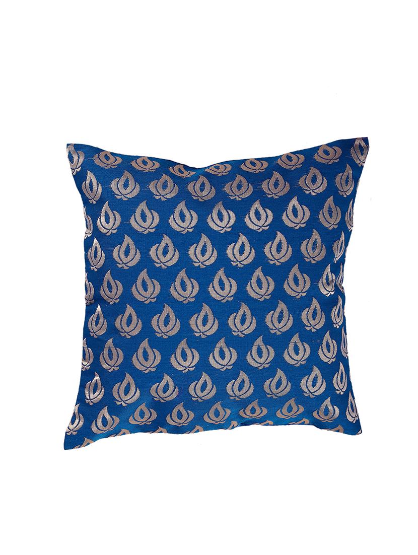 banarasi golden motif designer cushion cover (set of 5) - 17269876 - Zoom Image - 2