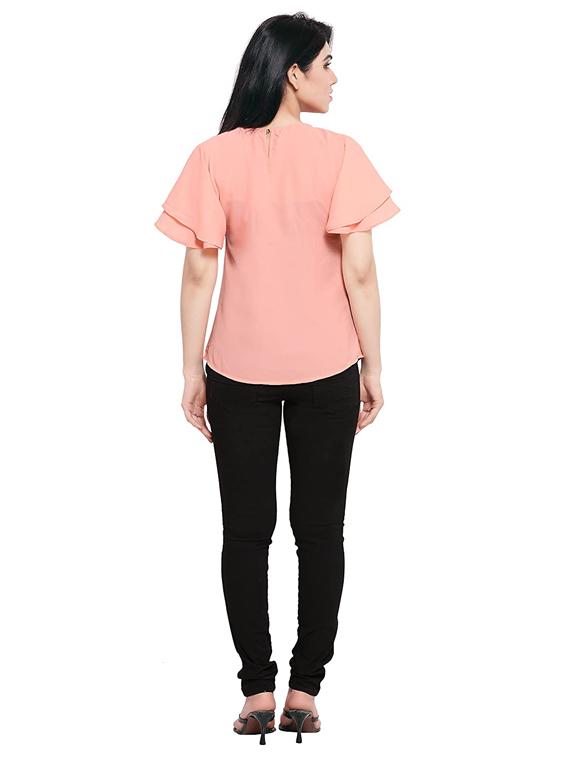round neck solid top - 17270229 - Zoom Image - 3