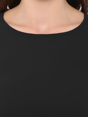 bell sleeved solid top - 17270232 - Standard Image - 4