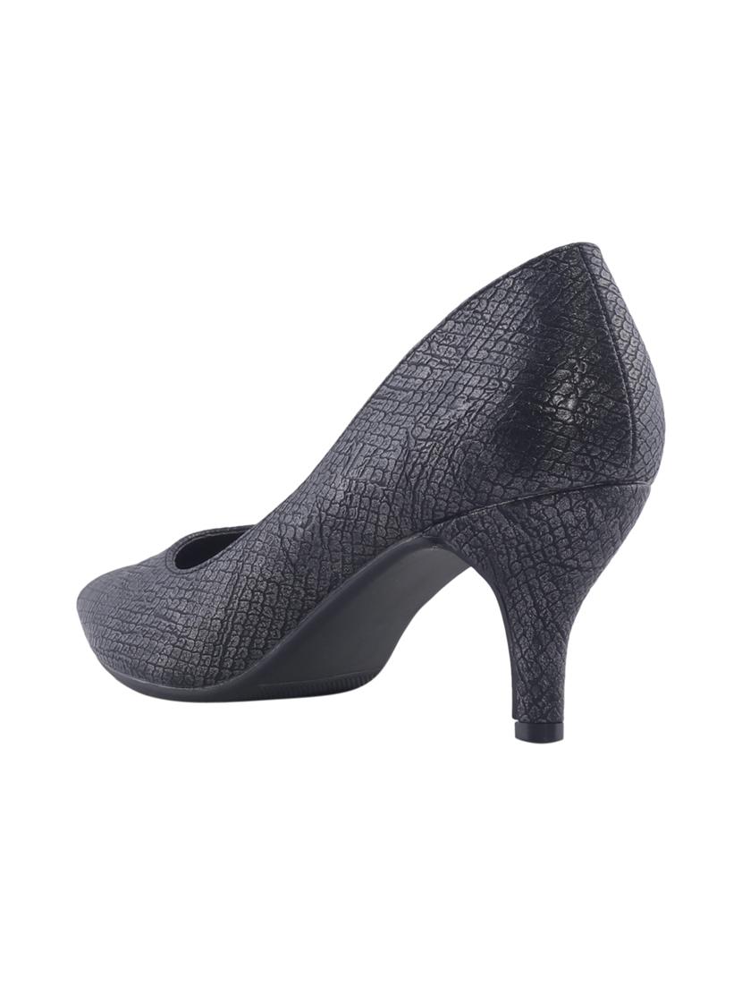 black synthetic slip on ballerina - 17270397 - Zoom Image - 3