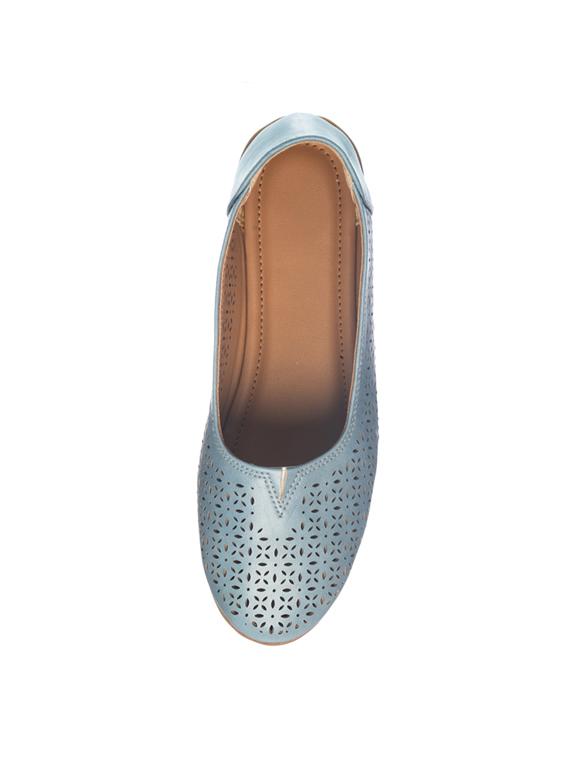 blue synthetic slip on ballerina - 17270407 - Zoom Image - 4