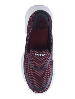 maroon slip on sports shoe - 17270442 - Standard Image - 4