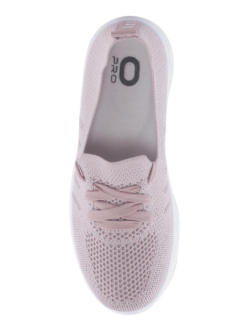 pink fabric laceup sports shoes - 17270446 - Zoom Image - 5