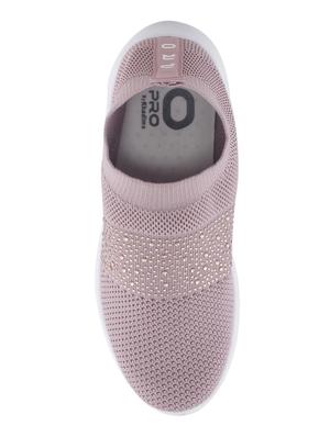 pink solid sneaker - 17270448 - Standard Image - 4