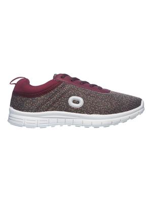 maroon lace up sports shoe - 17270454 - Standard Image - 2
