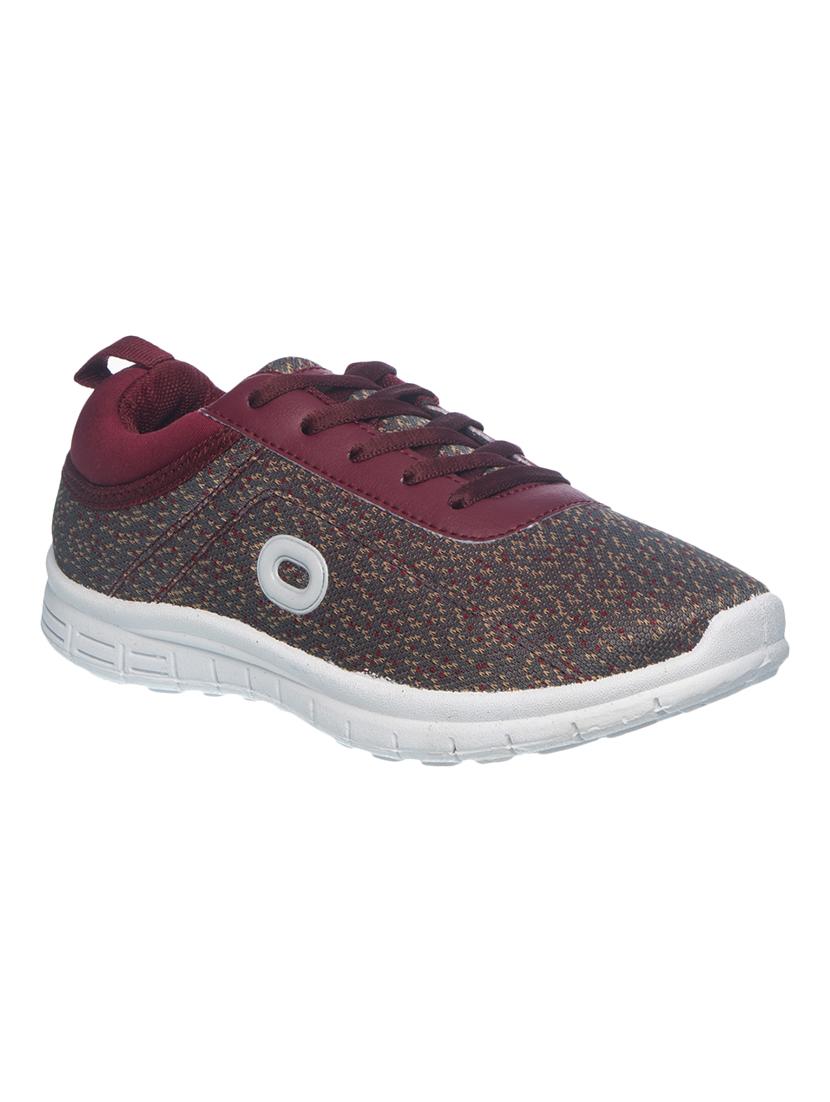 maroon lace up sports shoe - 17270454 - Zoom Image - 1