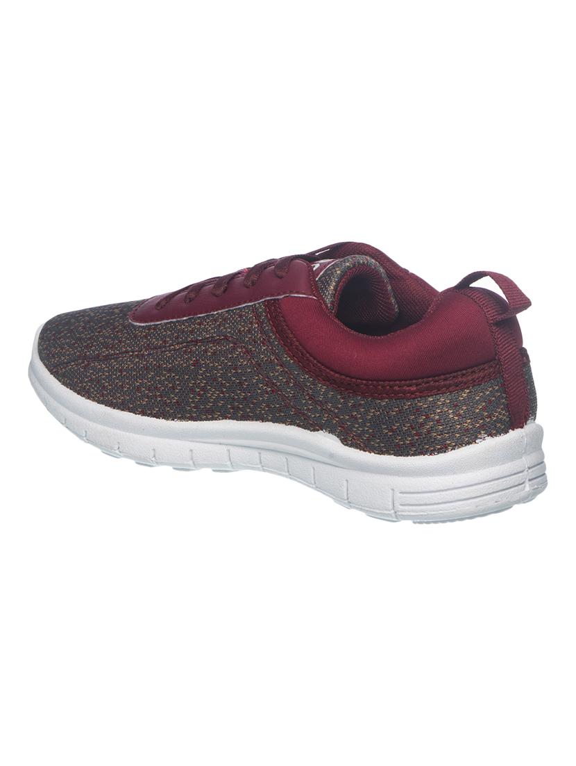 maroon lace up sports shoe - 17270454 - Zoom Image - 3