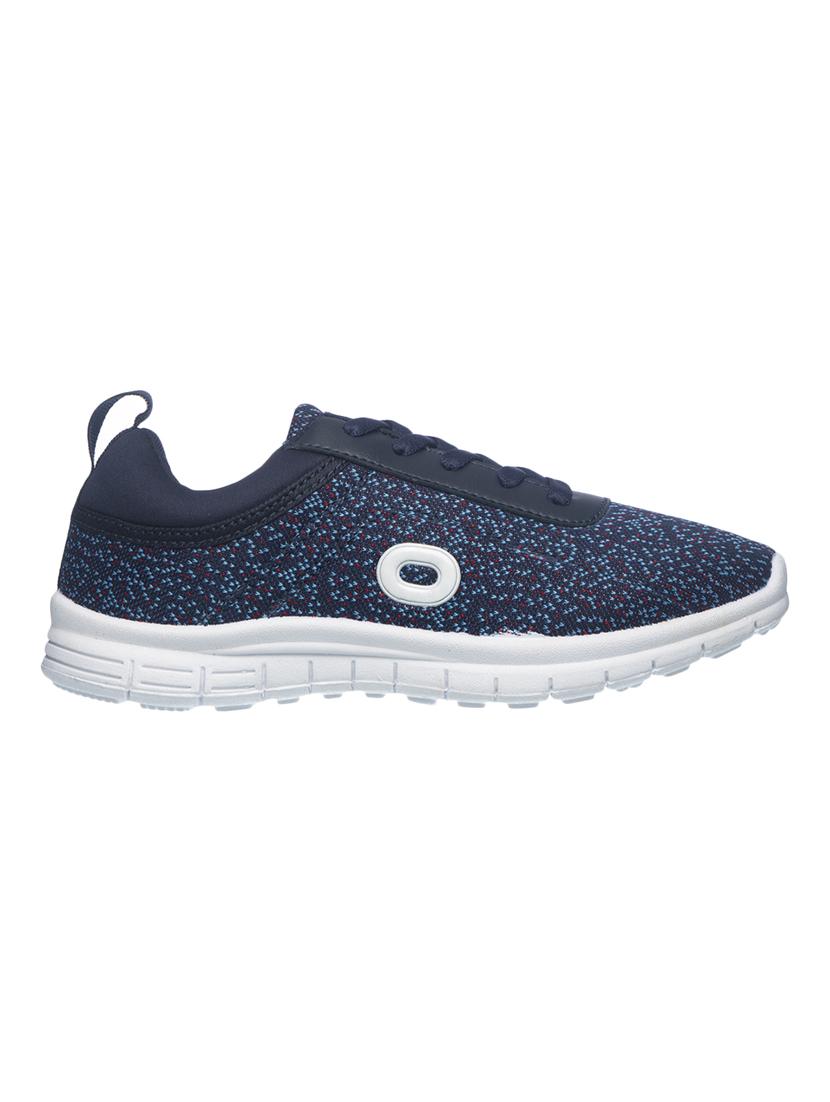 navy fabric laceup sneakers - 17270455 - Zoom Image - 2