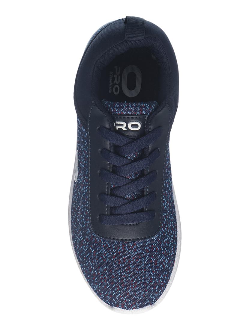 navy fabric laceup sneakers - 17270455 - Zoom Image - 4