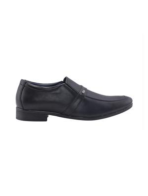 black leather slip on loafers - 17270469 - Standard Image - 2