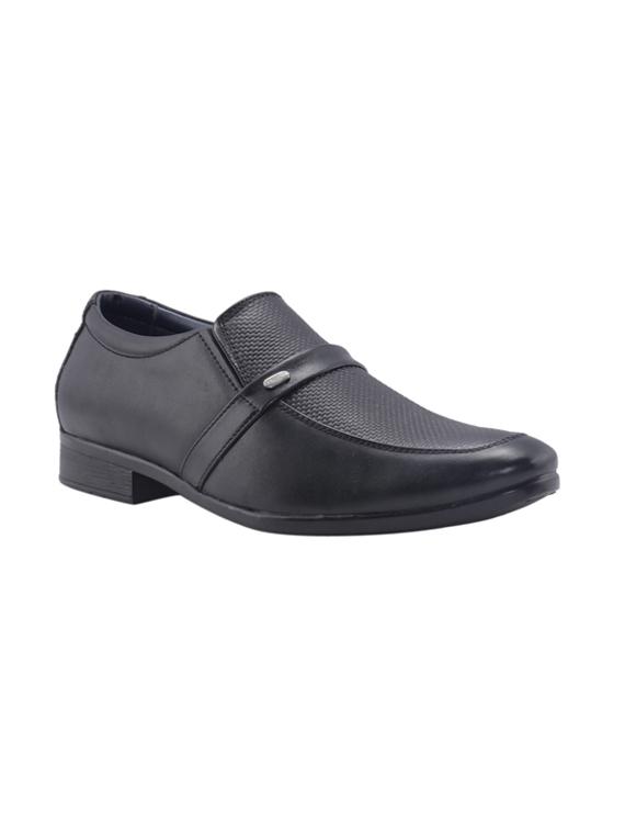 black leather slip on loafers - 17270469 - Zoom Image - 1