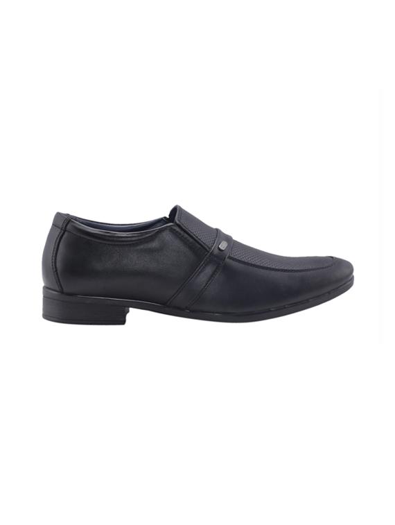 black leather slip on loafers - 17270469 - Zoom Image - 2