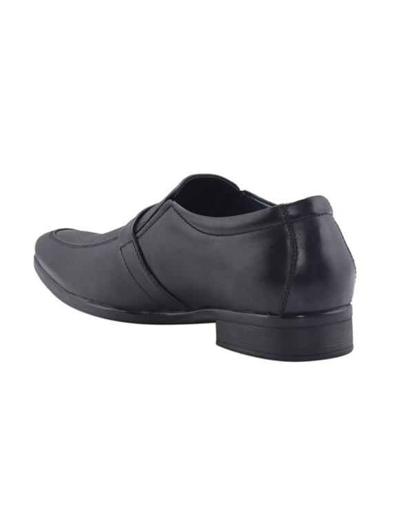 black leather slip on loafers - 17270469 - Zoom Image - 3