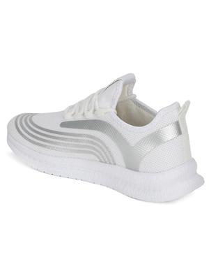 white fabric sport shoes - 17270473 - Standard Image - 3
