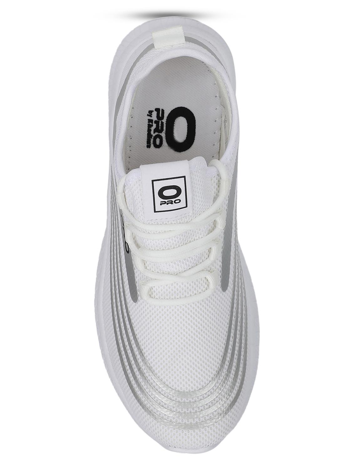 white fabric sport shoes - 17270473 - Zoom Image - 4