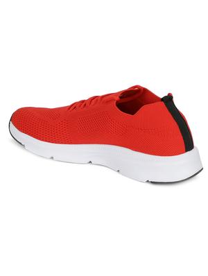 red fabric sport shoes - 17270476 - Standard Image - 3