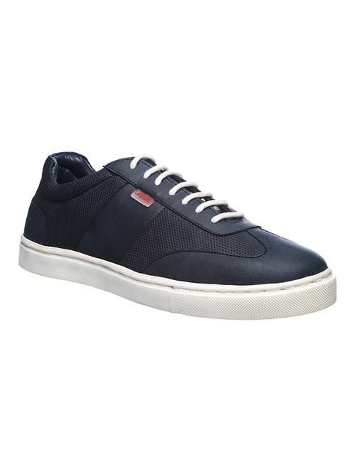 navy lace up sneakers - 17270483 -  Standard Image - 0