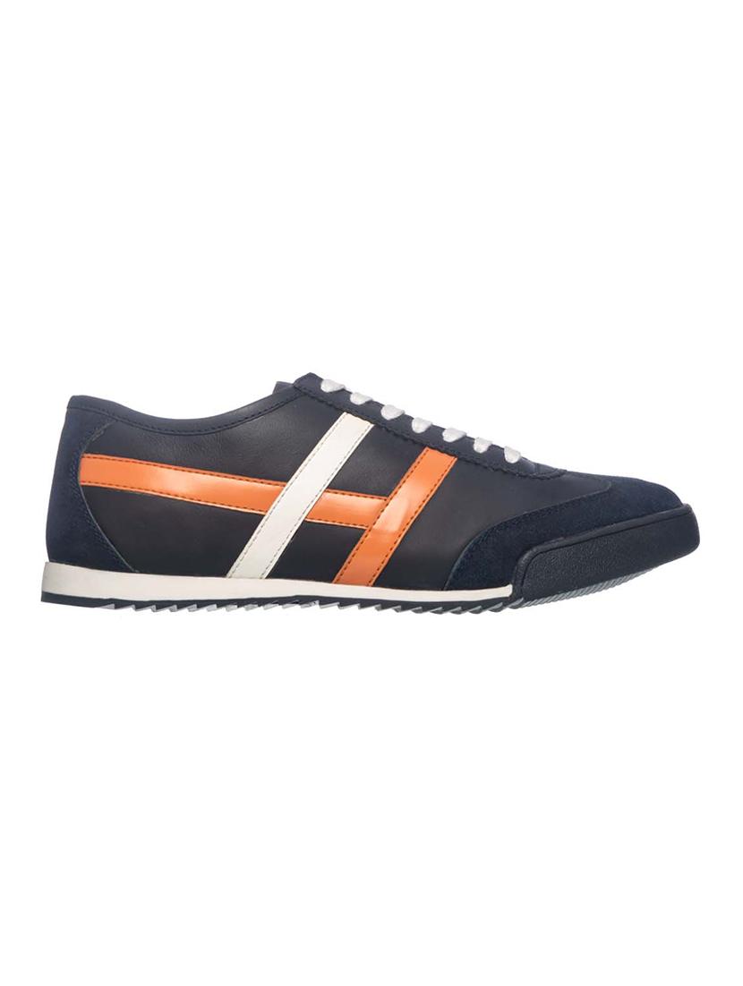 navy lace up sneakers - 17270485 - Zoom Image - 2