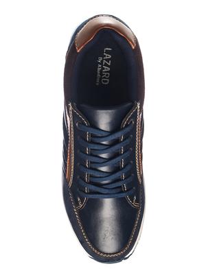 navy lace up sneakers - 17270496 - Standard Image - 4