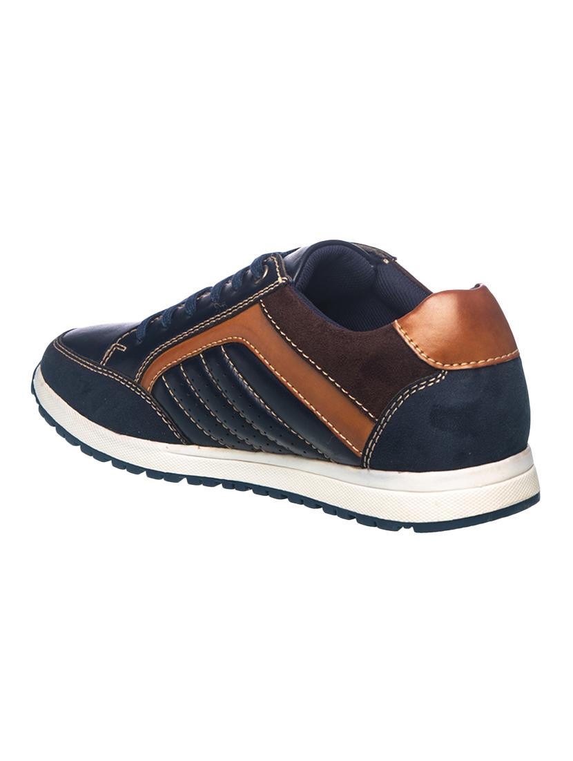 navy lace up sneakers - 17270496 - Zoom Image - 3