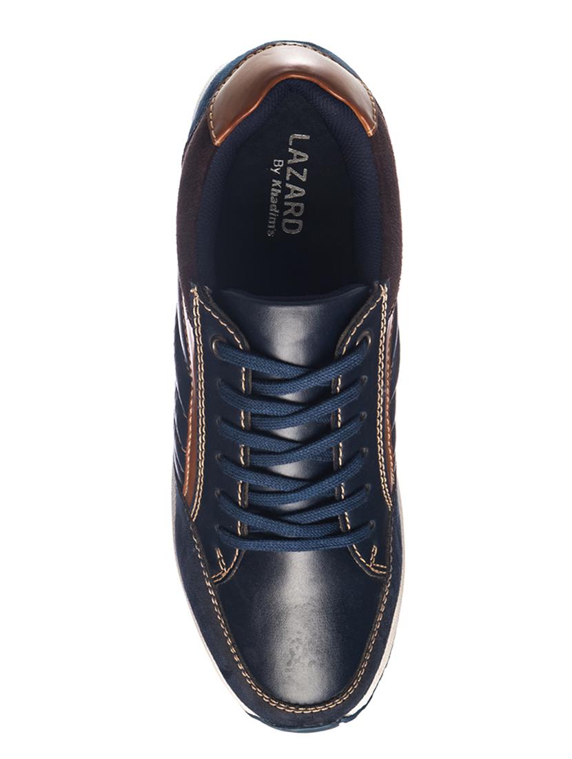 navy lace up sneakers - 17270496 - Zoom Image - 4