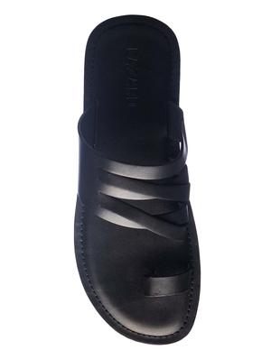 black slip on slipper - 17270535 - Standard Image - 4