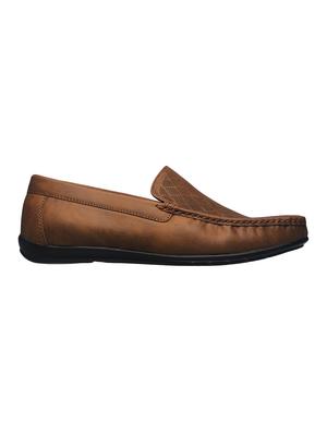 brown mesh & synthetic slip on loafers - 17270548 - Standard Image - 2