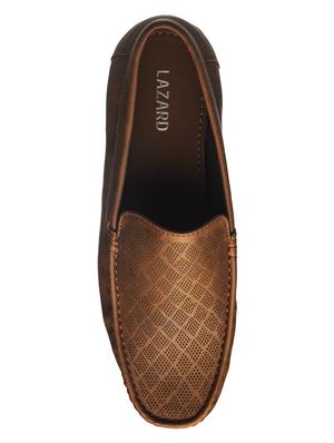 brown mesh & synthetic slip on loafers - 17270548 - Standard Image - 4