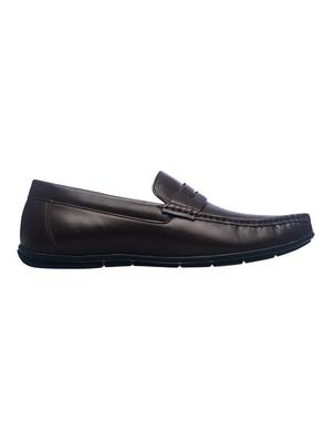 brown mesh & synthetic slip on loafers - 17270550 - Standard Image - 2