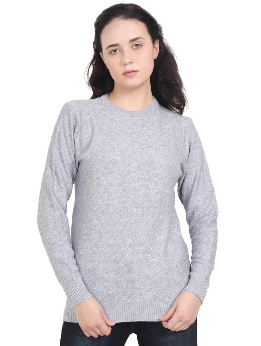 button detail wool pullover - 17271175 - Zoom Image - 1