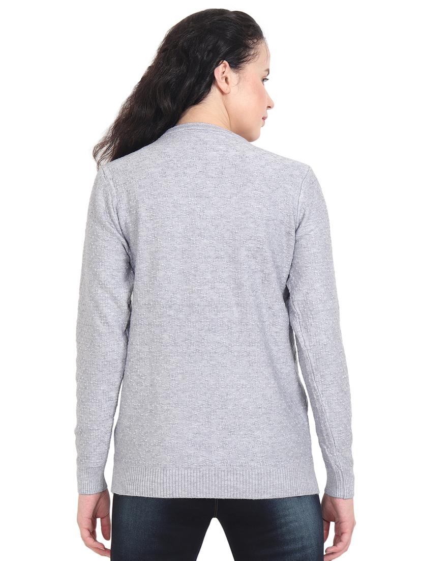 button detail wool pullover - 17271175 - Zoom Image - 3