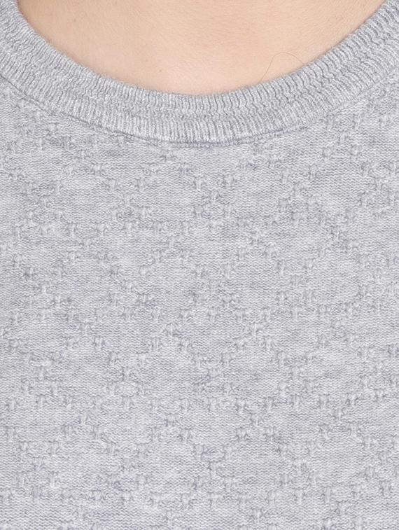 button detail wool pullover - 17271175 - Zoom Image - 5
