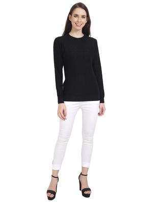 round neck wool regular pullover - 17271176 - Standard Image - 4