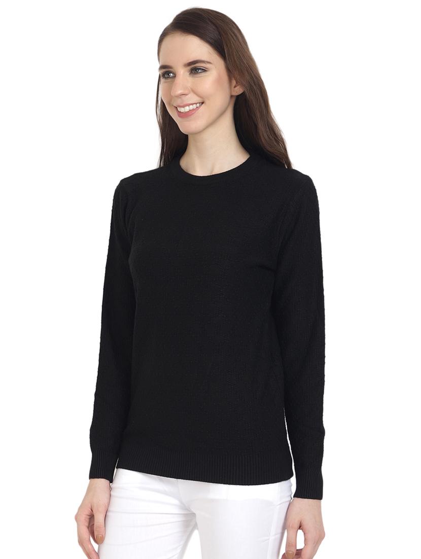 round neck wool regular pullover - 17271176 - Zoom Image - 2